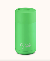 Frank Green Ceramic Reusable Cup - Neon Green 355ml