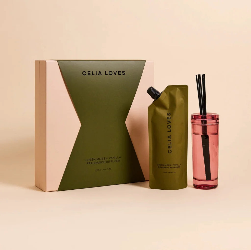 Diffuser Set - Green Moss & Vanilla 200ml
