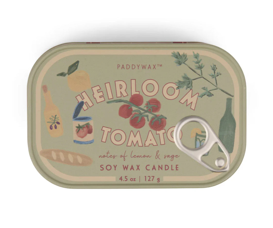 Heirloom Tomato Tin Candle