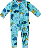 Weather Report Organic Long Sleeve Zip Romper