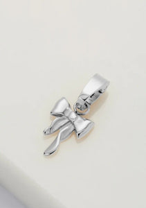 Bow Charm Silver