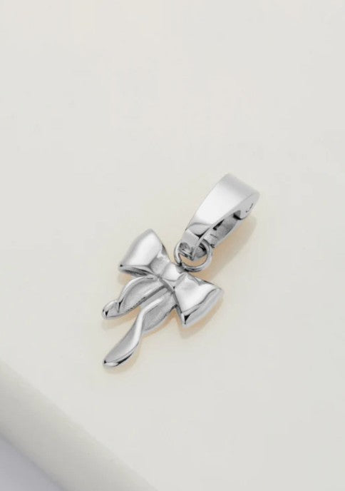 Bow Charm Silver