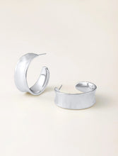 Load image into Gallery viewer, Bianca Mini Hoops Silver
