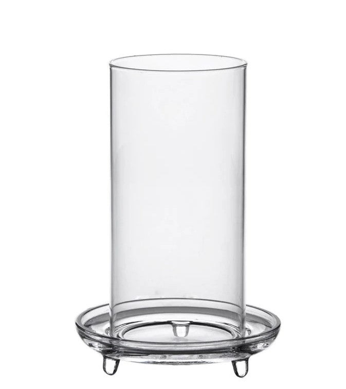 Lance Clear Glass Pillar Hurricane - Large