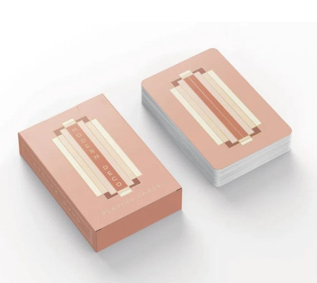 Terracotta Modern Deo Playing Cards
