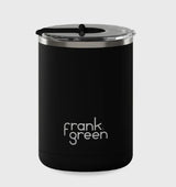 Ceramic Coffee Cup with Hinged Lid - Midnight