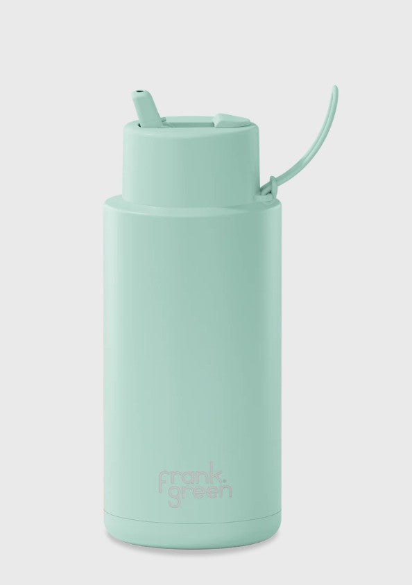 Limited Edition Ceramic Reusable Bottle Peppermint 1L