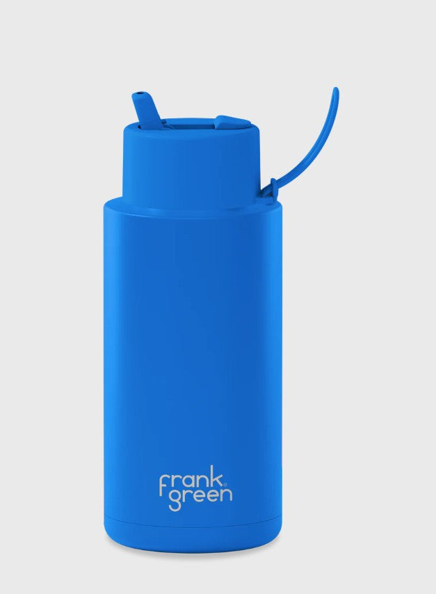 Limited Edition Ceramic Reusable Bottle Blue Lagoon 1L
