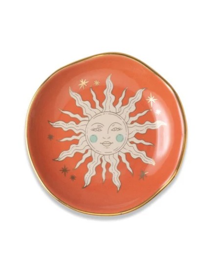 Celestial Trinket Dish - Terracotta Sun