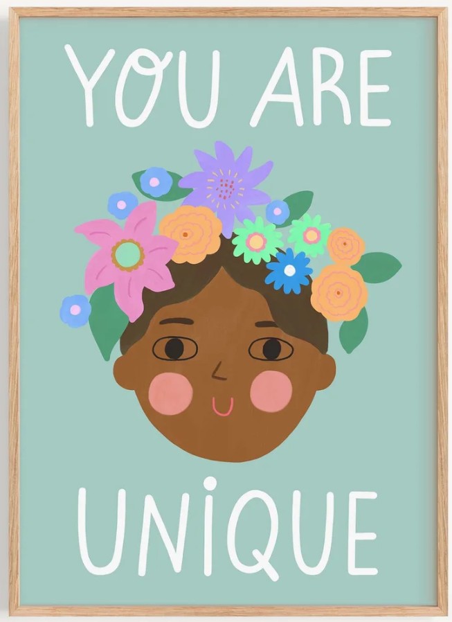 You Are Unique - Brown Girl