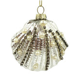 Glass Pearl Champagne Scallop Decoration