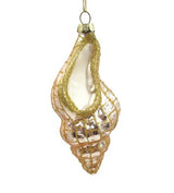 Glass Champagne Conch Decoration