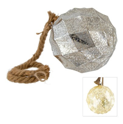 Glass LED Champagne Rope Ball