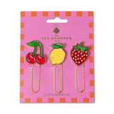 Fruit Paperclips 3pk