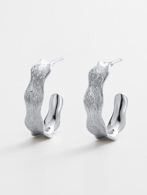 Kaia Earrings - Large/Silver