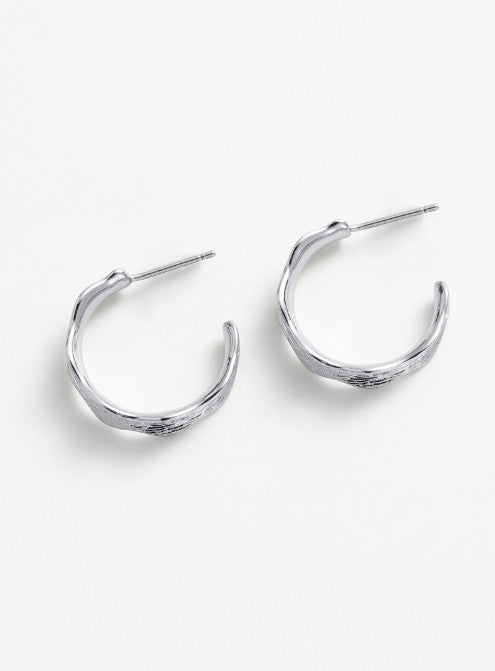 Kaia Earrings - Large/Silver