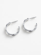 Kaia Earrings - Large/Silver