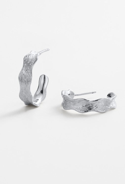 Kaia Earrings - Large/Silver