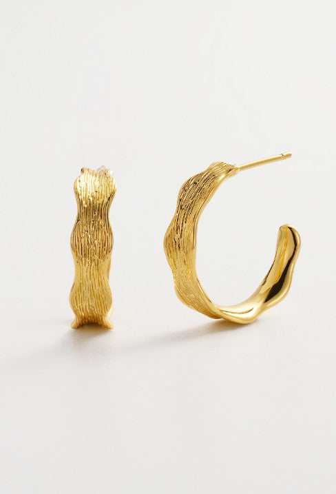 Kaia Earrings - Large/Gold