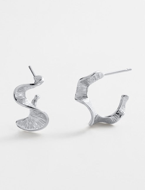 Mila Hoops - Large/Silver