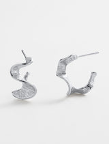 Mila Hoops - Large/Silver