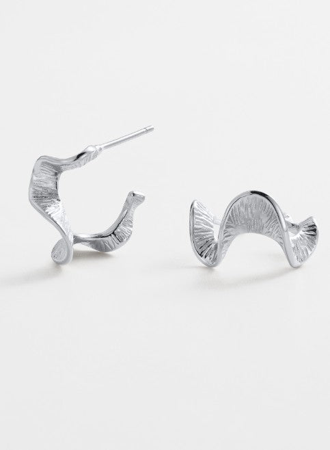 Mila Hoops - Large/Silver
