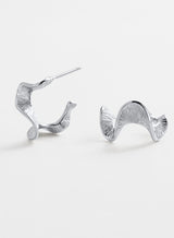 Mila Hoops - Large/Silver