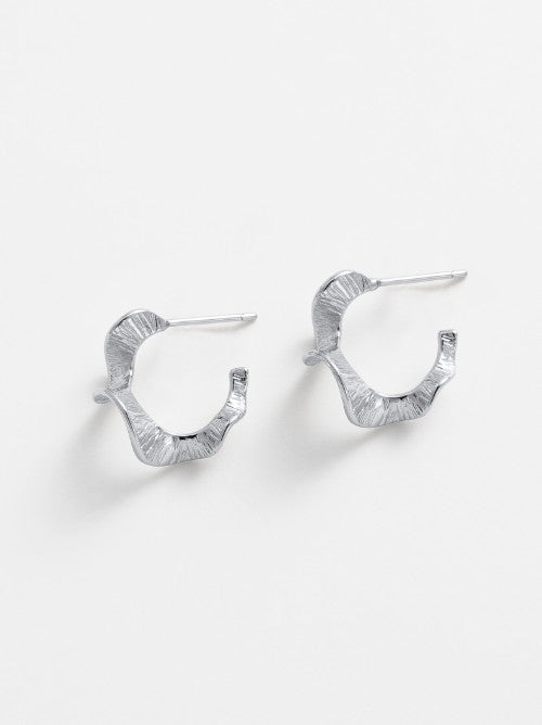 Mila Hoops - Large/Silver
