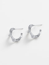 Mila Hoops - Large/Silver