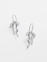 Lila Hook Earrings - Silver
