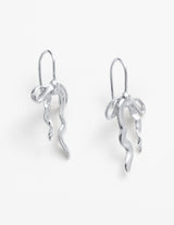 Lila Hook Earrings - Silver