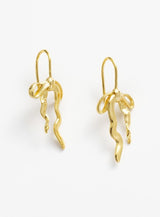 Lila Hook Earrings - Gold