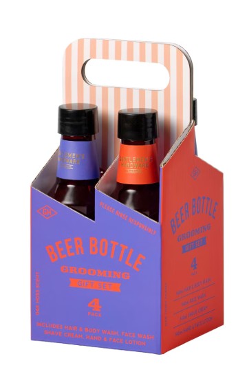 Beer Bottle Grooming Gift Set
