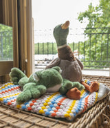 Confetti Stripe Carnival Baby Blanket