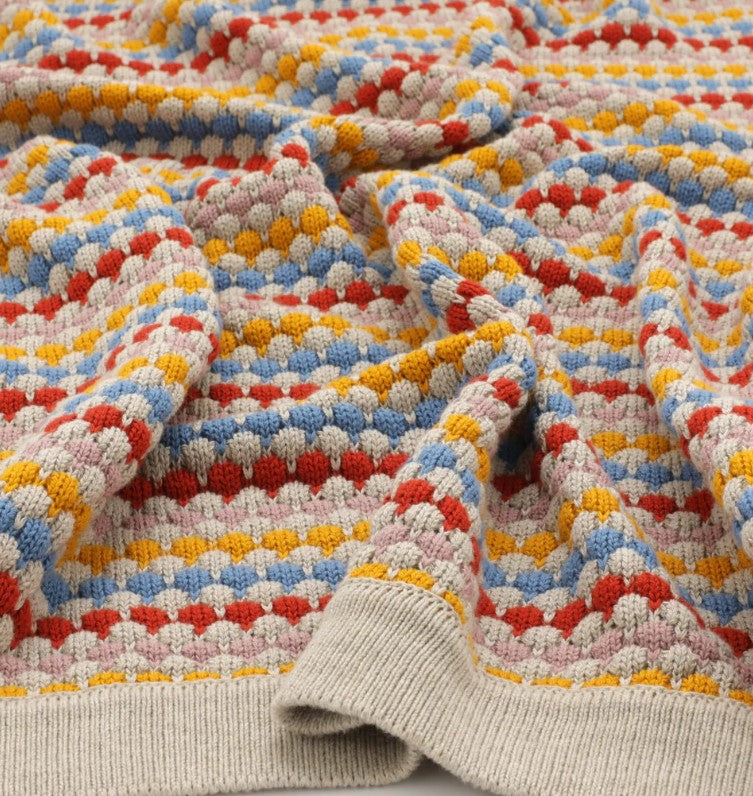 Confetti Stripe Carnival Baby Blanket