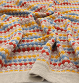 Confetti Stripe Carnival Baby Blanket