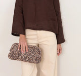 Multi Weave Framed Clutch