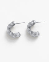 Olivia Hoop Earrings – Silver