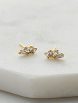 Rue Stud Earrings Gold