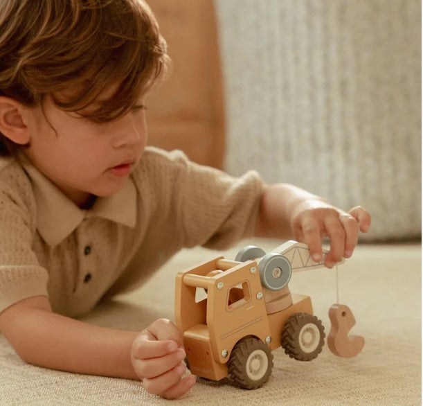 Wooden Crane Truck