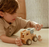 Wooden Crane Truck