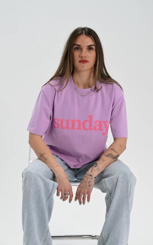 Adult Sunday Tee - Purple