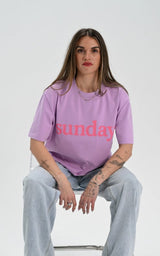 Adult Sunday Tee - Purple