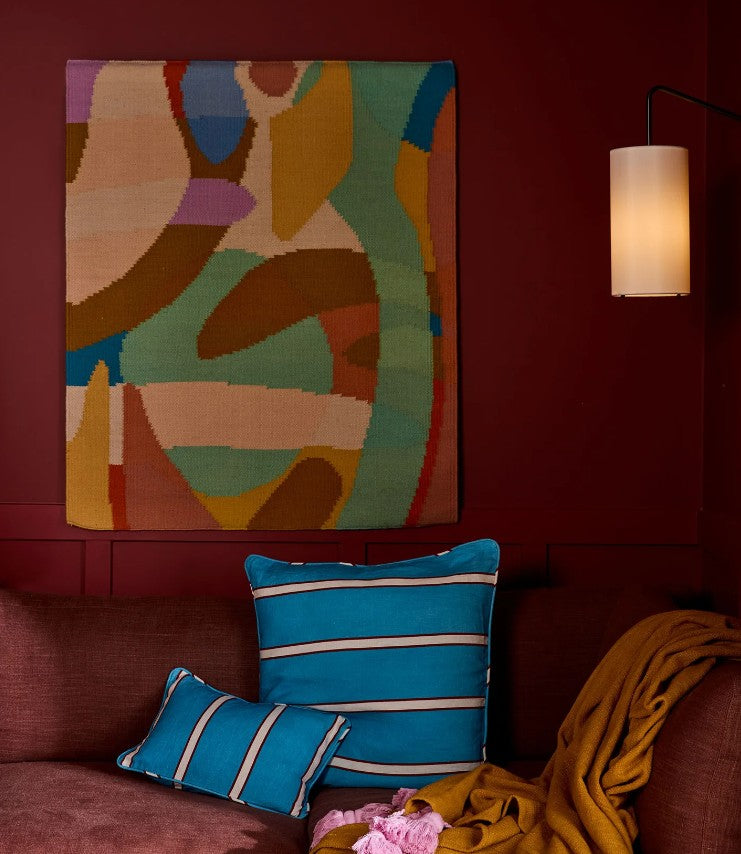 Our Piazza Stripe Upholstery Square Lounge Cushion