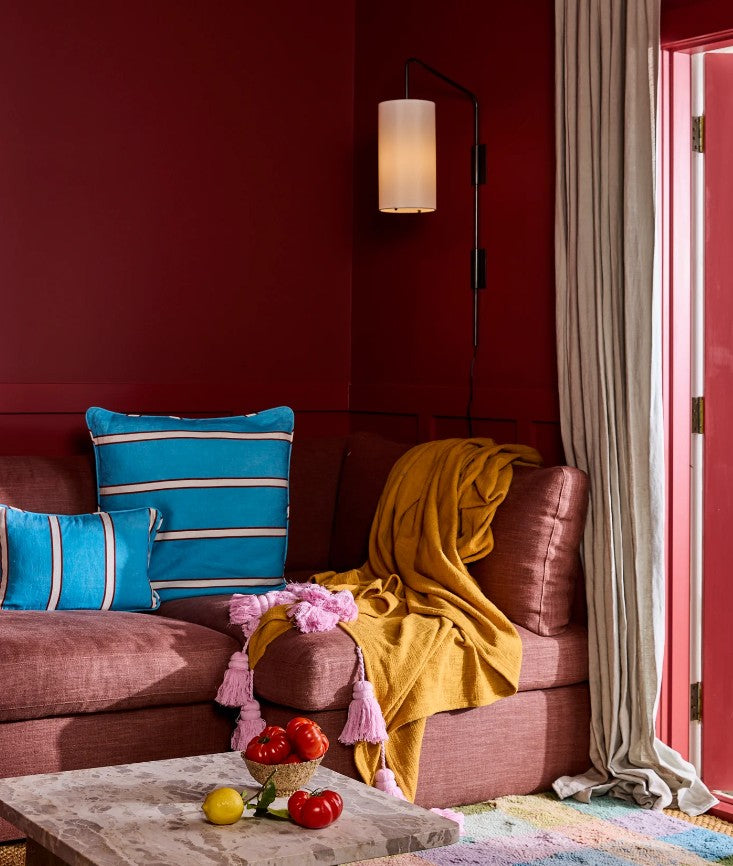 Our Piazza Stripe Upholstery Square Lounge Cushion