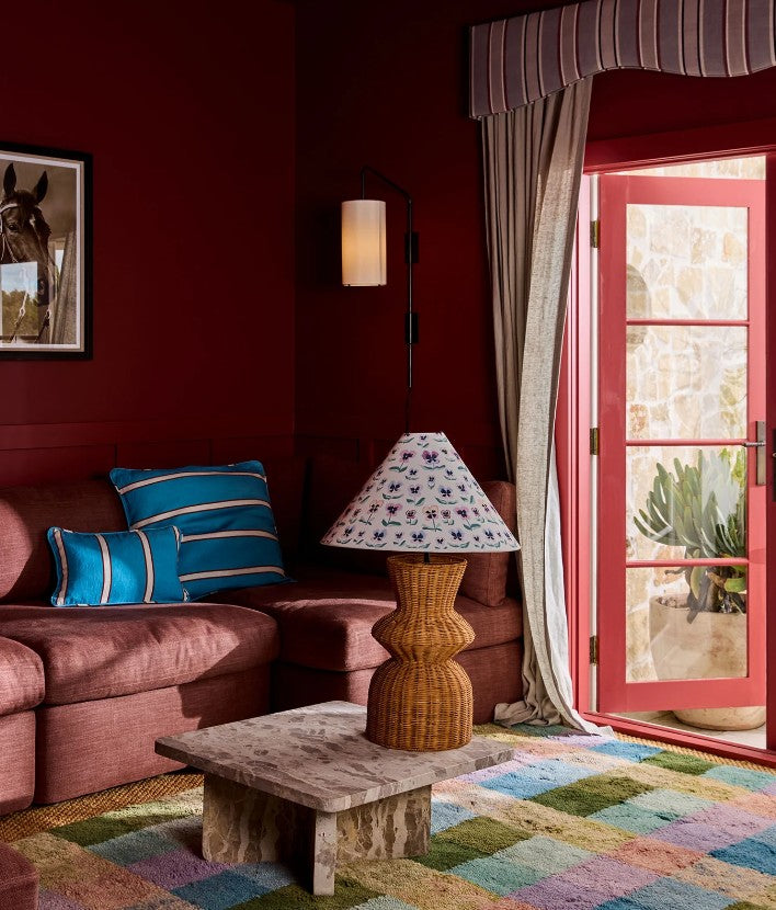 Our Piazza Stripe Upholstery Square Lounge Cushion