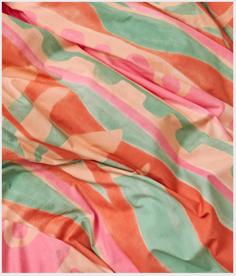 Sun Soaked Organic Cotton Quilt Cover Queen