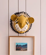 Tiger Felted Animal Wall Mount