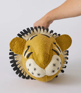 Tiger Felted Animal Wall Mount