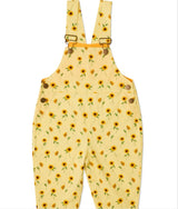 Sunflower Delight Baby Cotton Drill Overalls